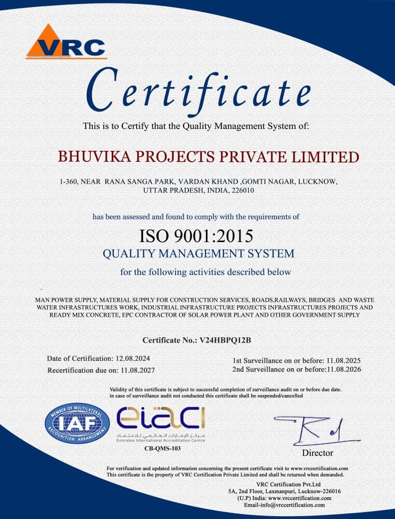 ISO 9001:2015 Certificate