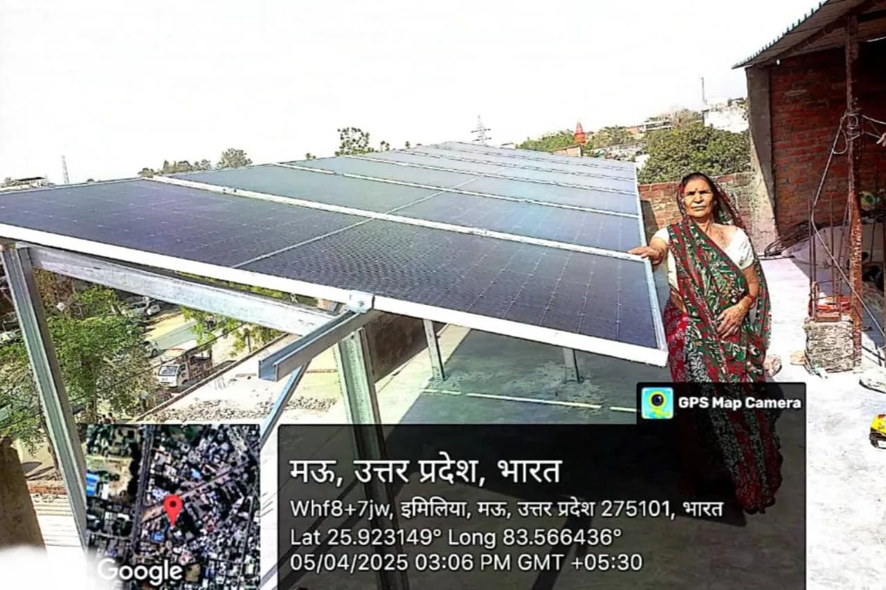 Residential Rooftop Solar Installation – Mau
