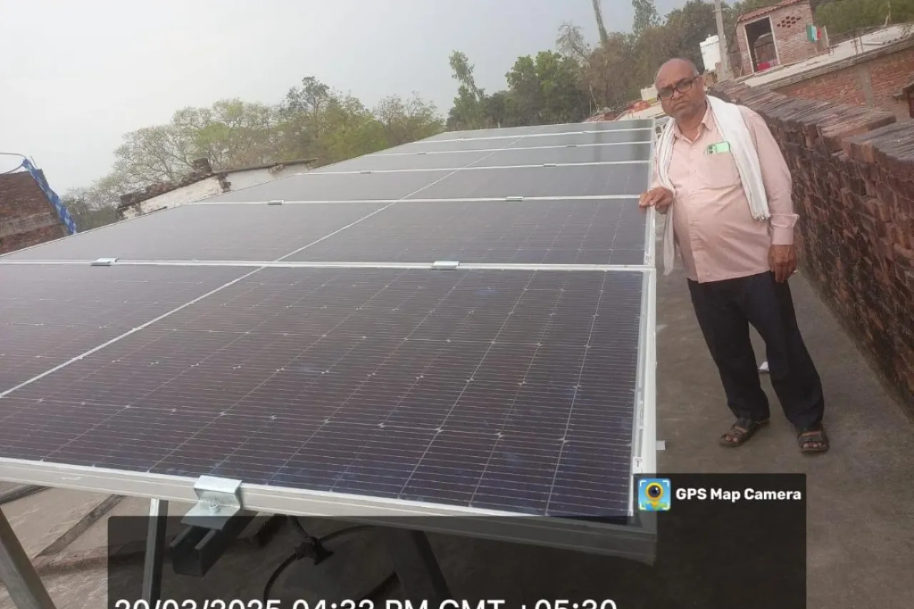 Residential Rooftop Solar Installation – Mau